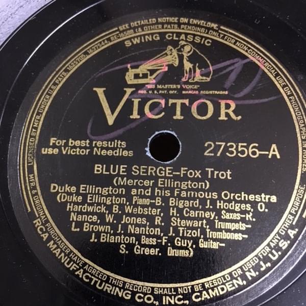 Album cover art for "Blue Serge" by Duke Ellington