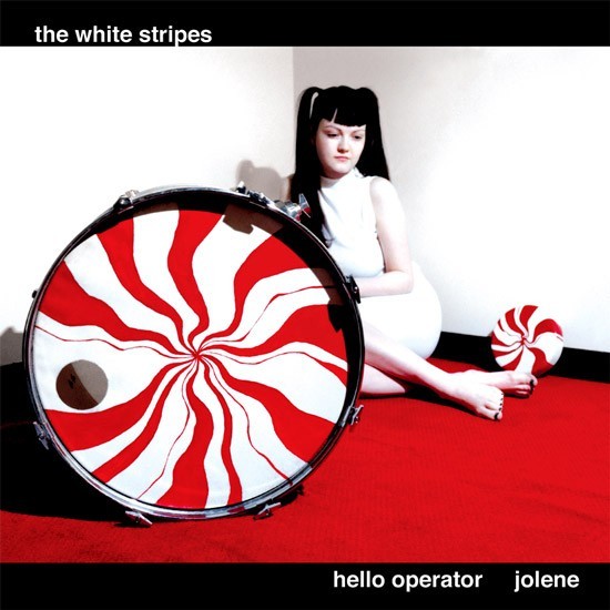 Album cover art for "Hello Operator" by The White Stripes