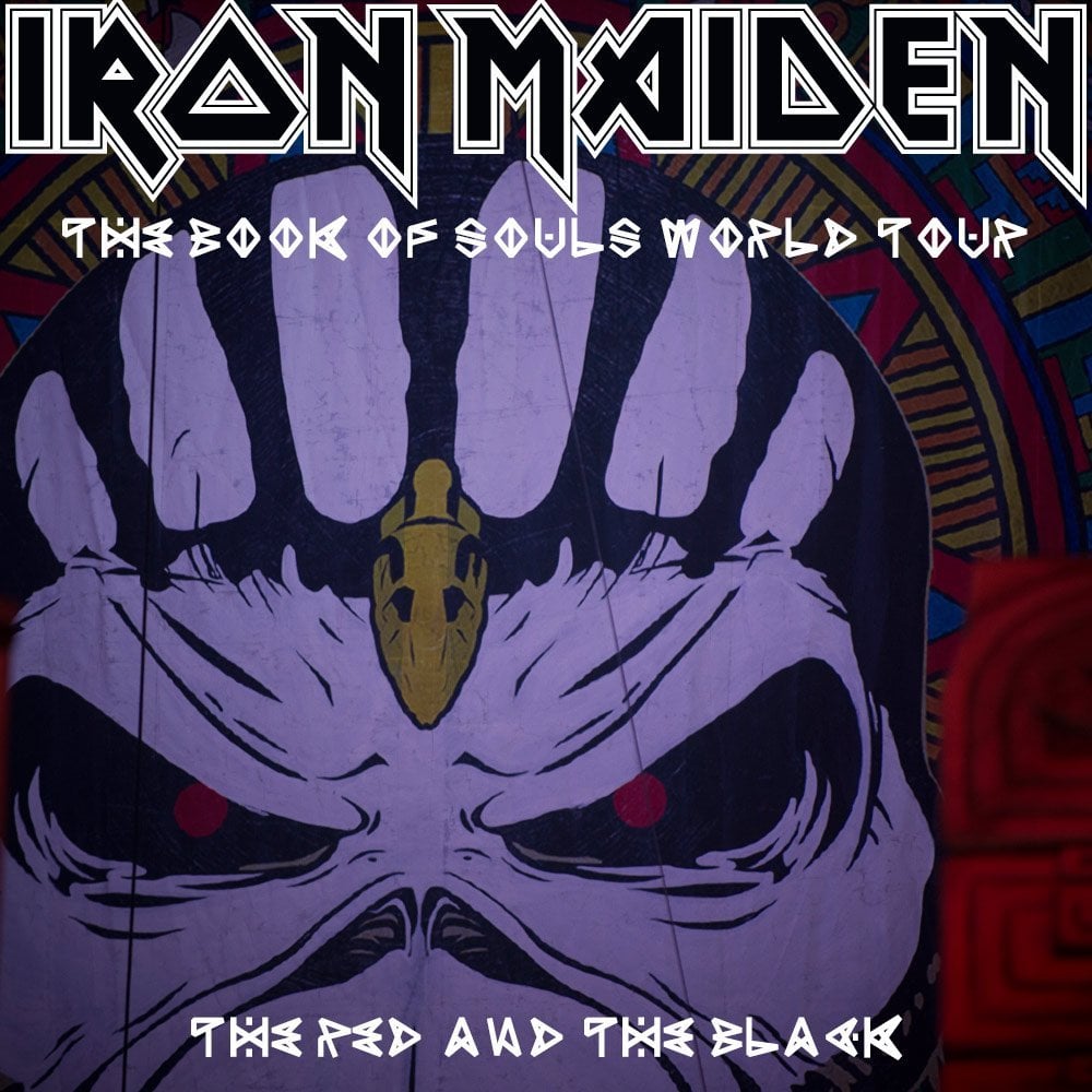 Album cover art for "The Red and the Black" by Iron Maiden