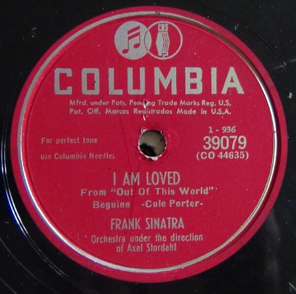 Album cover art for "I Am Loved" by Frank Sinatra