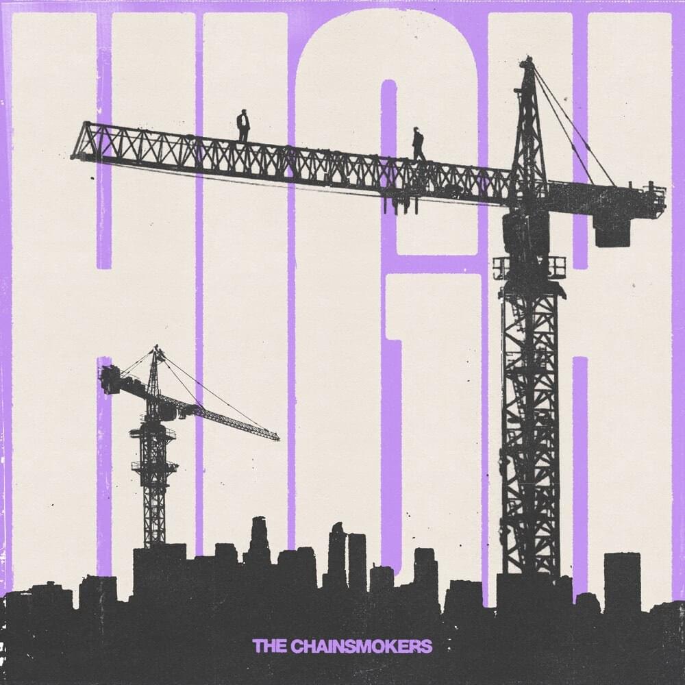 Album cover art for "High" by The Chainsmokers