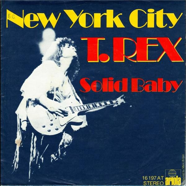 Album cover art for "New York City" by T. Rex