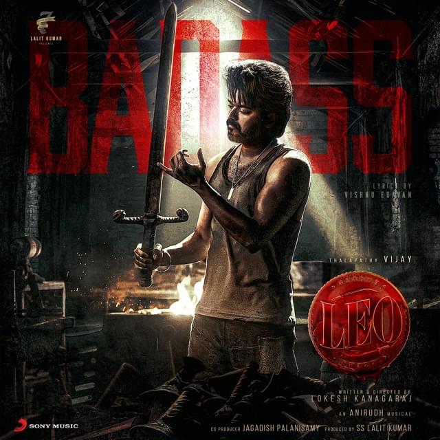 Album cover art for "Badass" by Anirudh Ravichander & Prudhvi Chandra