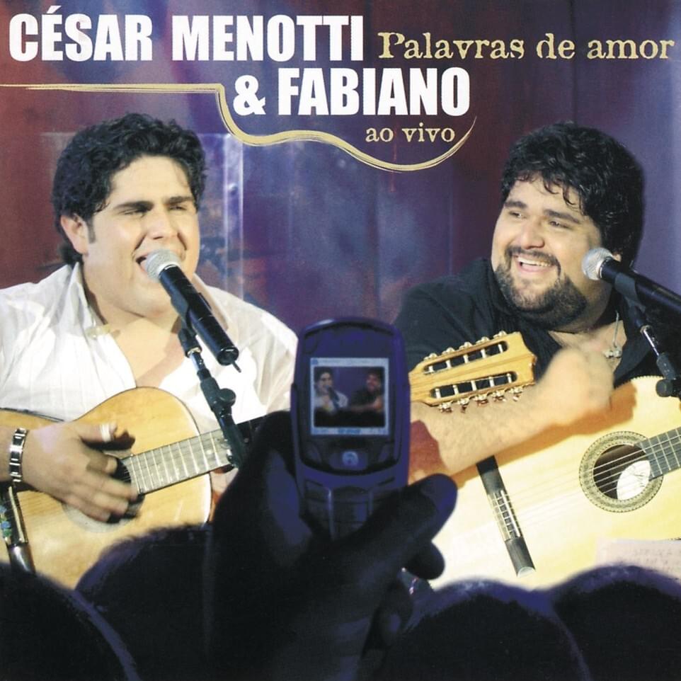 Album cover art for "Como Um Anjo" by César Menotti e Fabiano