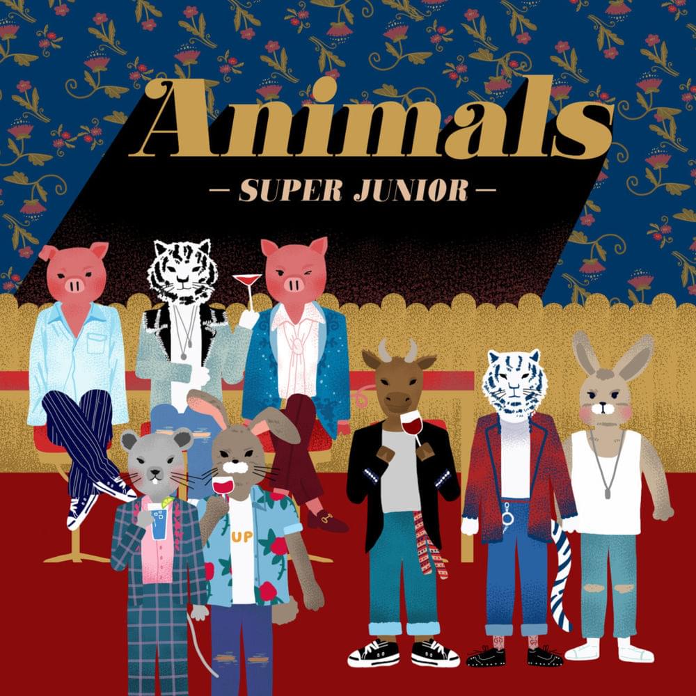 Album cover art for "Animals" by SUPER JUNIOR