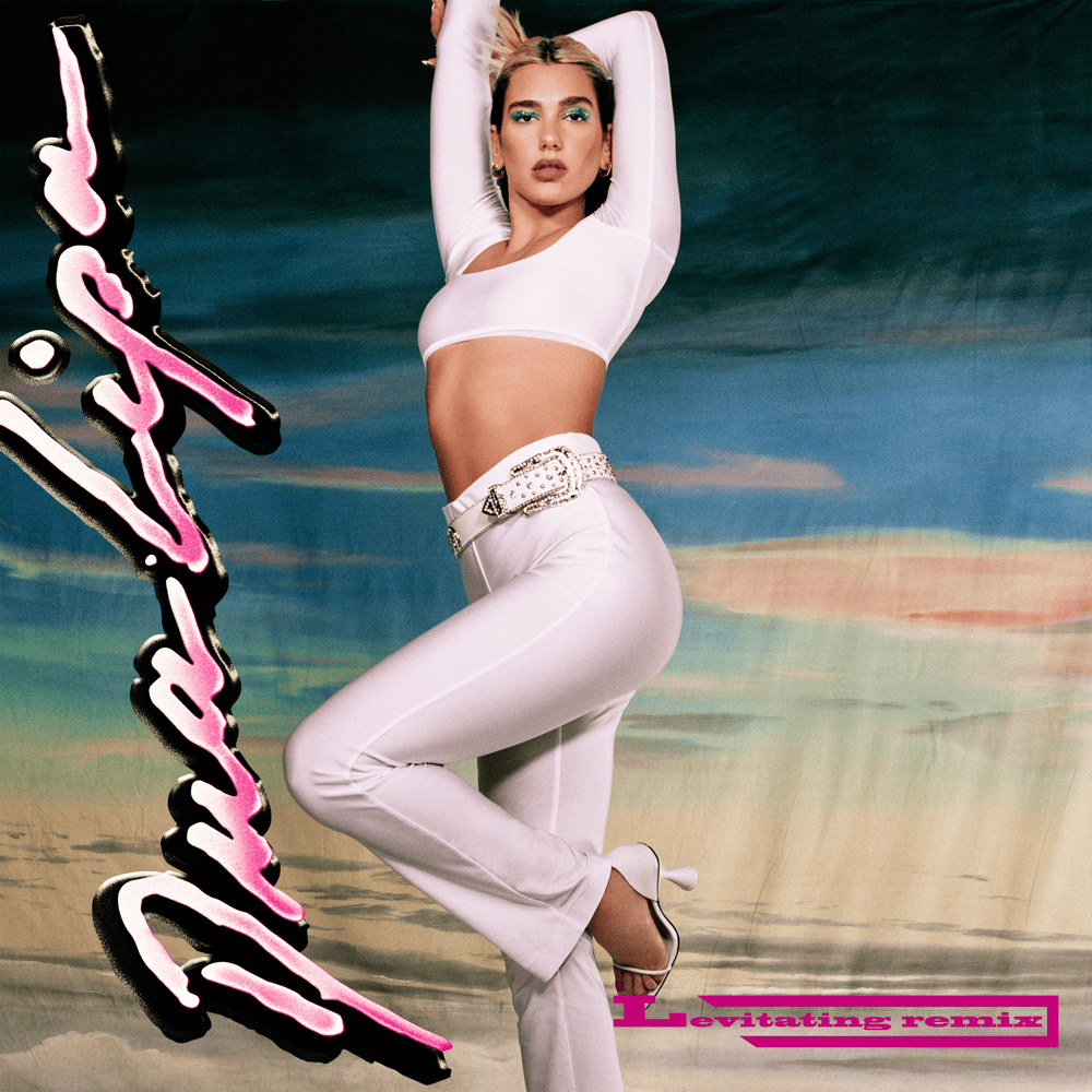 Album cover art for "Levitating (The Blessed Madonna Remix)" by Dua Lipa & The Blessed Madonna & Madonna & Missy Elliott