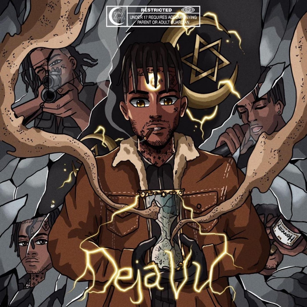 Album cover art for "DEJA VU" by Thouxanbanfauni