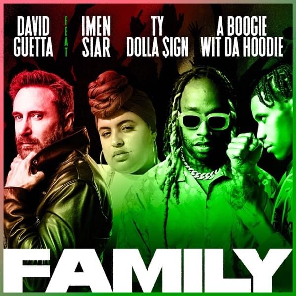 Album cover art for "Family (Hijabi Version)" by David Guetta & A Boogie wit da Hoodie & Ty Dolla $ign & Imen Siar