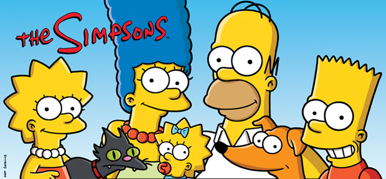 Album cover art for "The Simpsons Theme" by Danny Elfman & The Simpsons