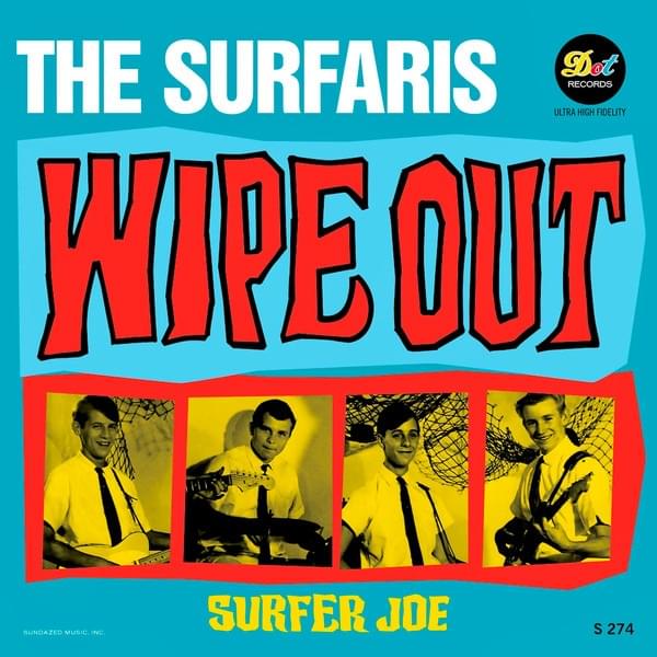 Album cover art for "Wipe Out" by The Surfaris