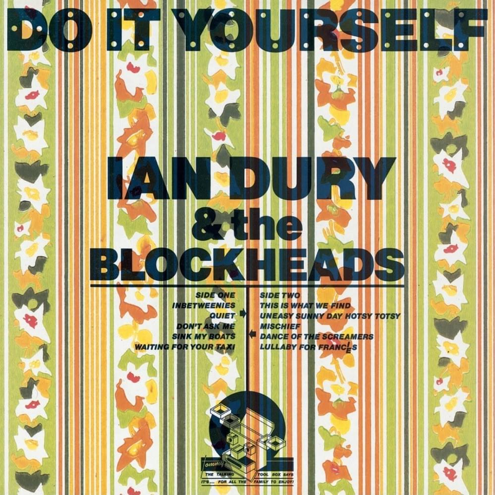 Album cover art for "Inbetweenies" by Ian Dury and the Blockheads