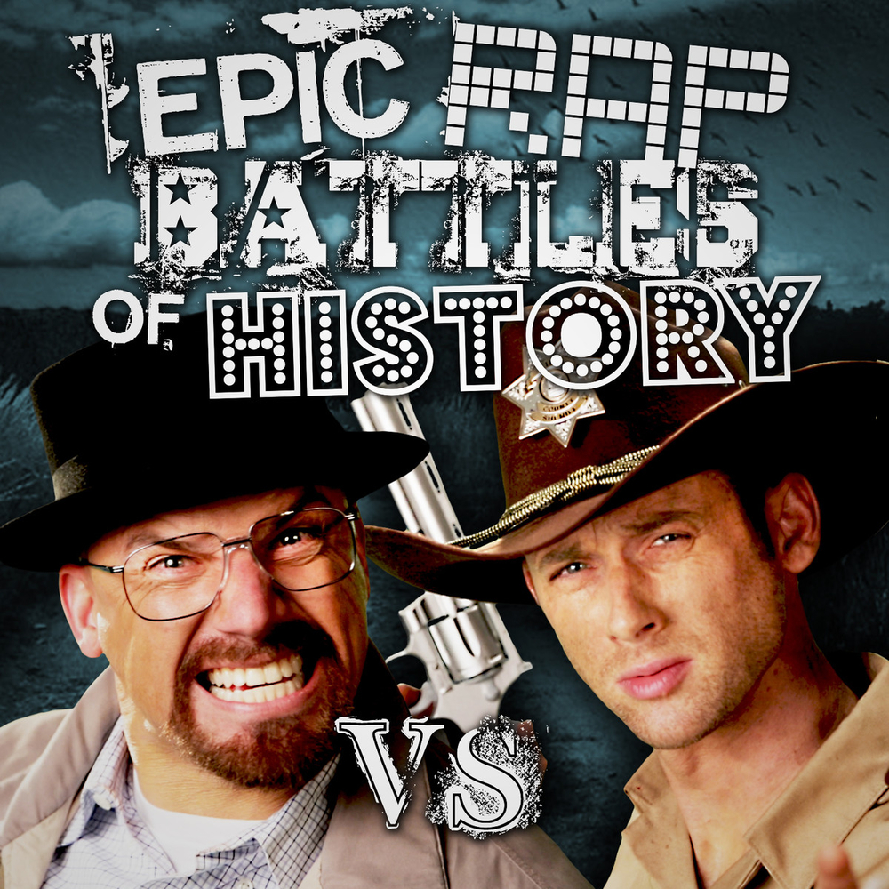 Album cover art for "Rick Grimes vs Walter White" by Epic Rap Battles of History & EpicLLOYD & Nice Peter