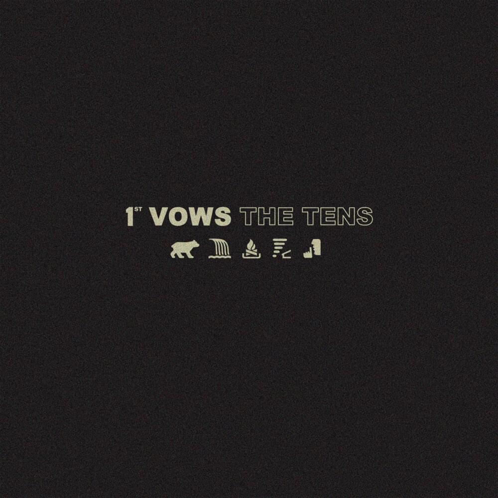 Album cover art for "Up In Flames" by 1ST VOWS