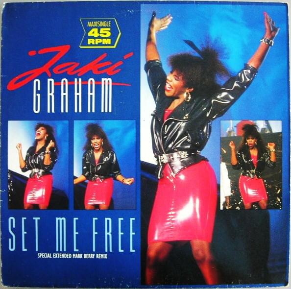 Album cover art for "Set Me Free" by Jaki Graham