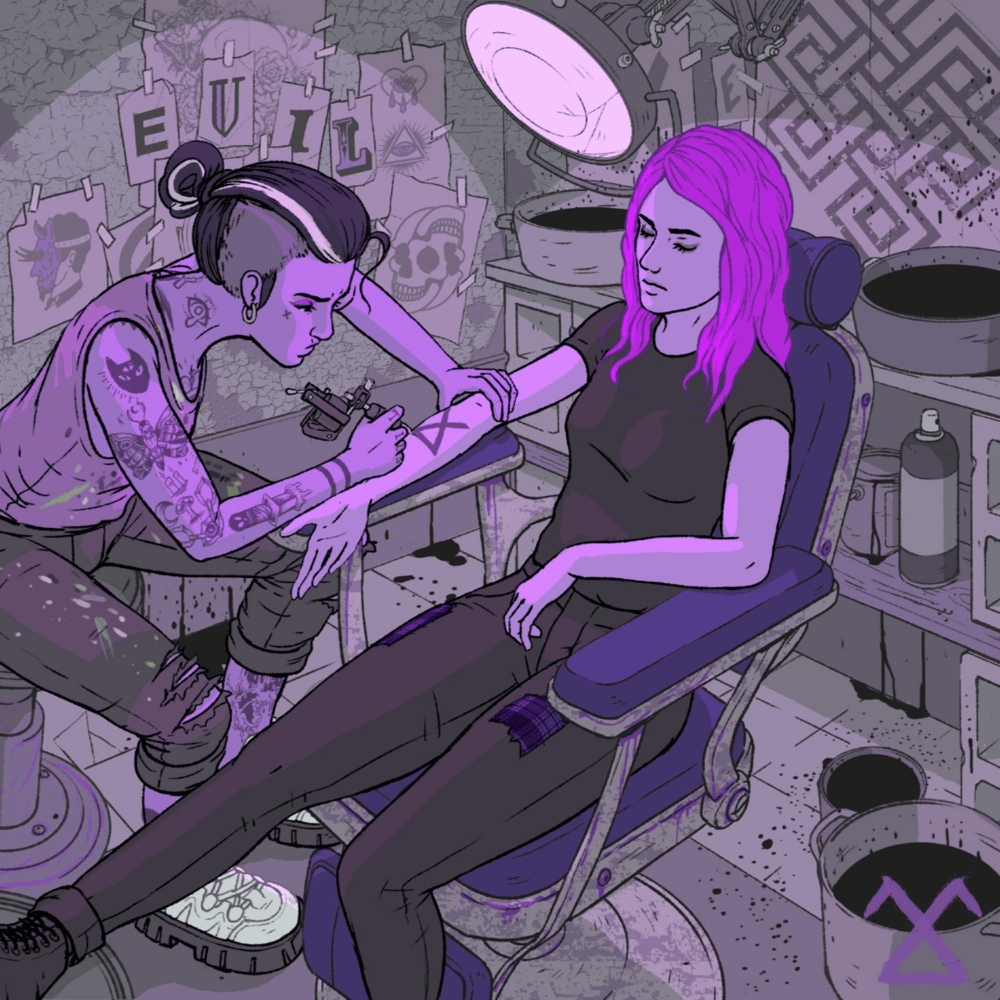 Album cover art for "Shattered Pieces Make Me Sharp (Evil-B)" by AViVA