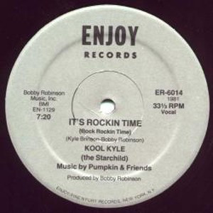 Album cover art for "It’s Rockin Time (Rock Rockin Time)" by Kool Kyle The Starchild