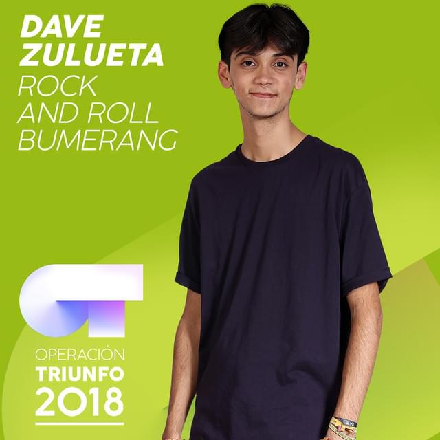 Album cover art for "Rock And Roll Bumerang" by Operación Triunfo 2018 & Dave Zulueta