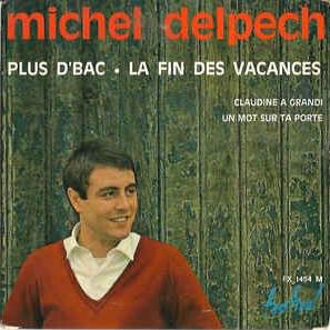 Album cover art for "Claudine A Grandi" by Michel Delpech