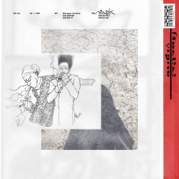 Album cover art for "Stress Junkie" by Oli XL