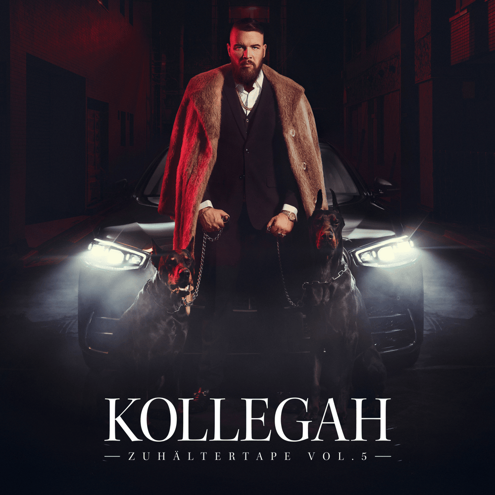 Album cover art for "Rotlichtmassaker 2" by Kollegah