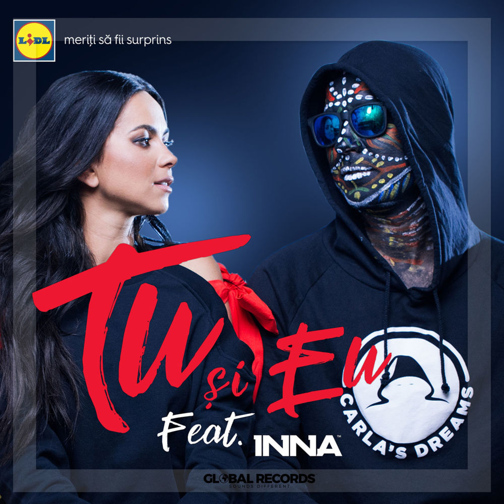 Album cover art for "Tu și eu" by Carla’s Dreams & INNA