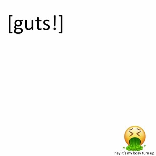 Album cover art for "guts!" by lei