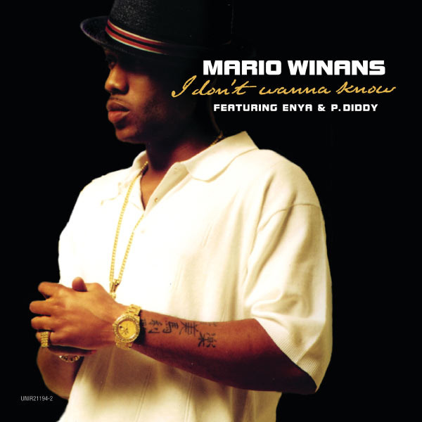 Album cover art for "I Don’t Wanna Know" by Mario Winans & Enya & Diddy