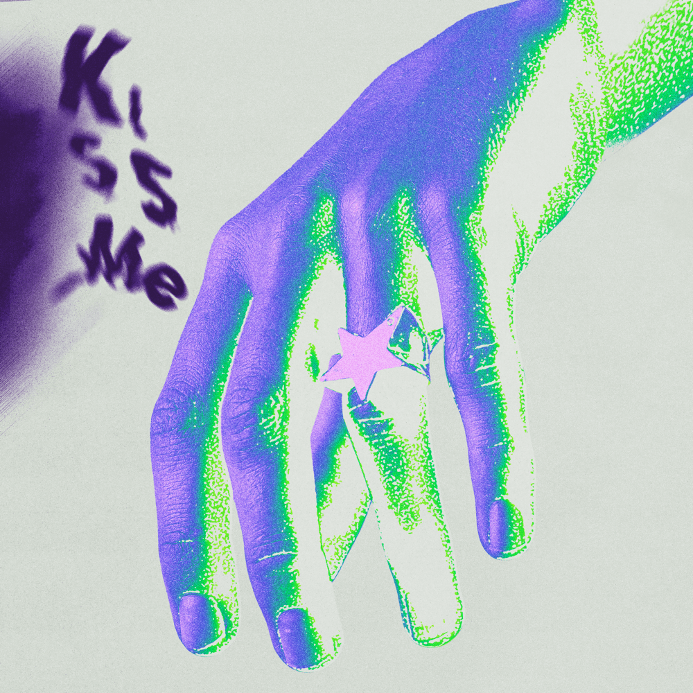 Album cover art for "Kiss Me" by Ruel