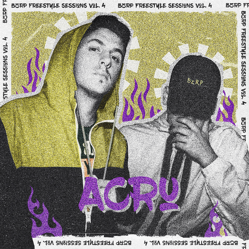 Album cover art for "Acru: Bzrp Freestyle Sessions, Vol. 4" by Bizarrap