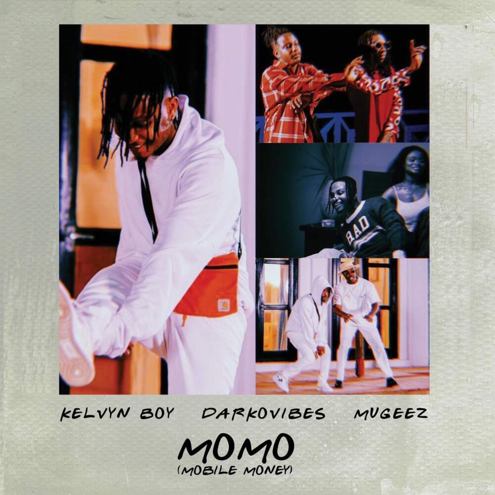 Album cover art for "Momo (Mobile Money)" by Kelvyn Boy & Mugeez & DarkoVibes