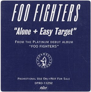 Album cover art for "Alone + Easy Target" by Foo Fighters