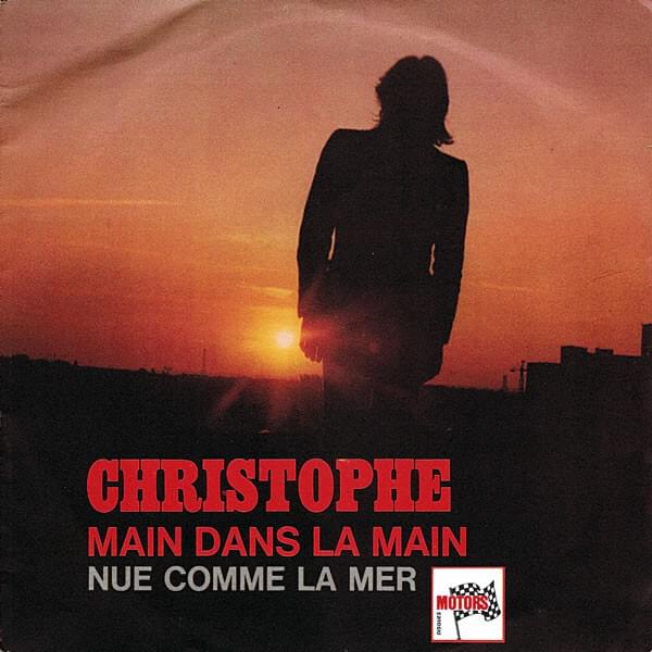Album cover art for "Nue comme la mer" by Christophe