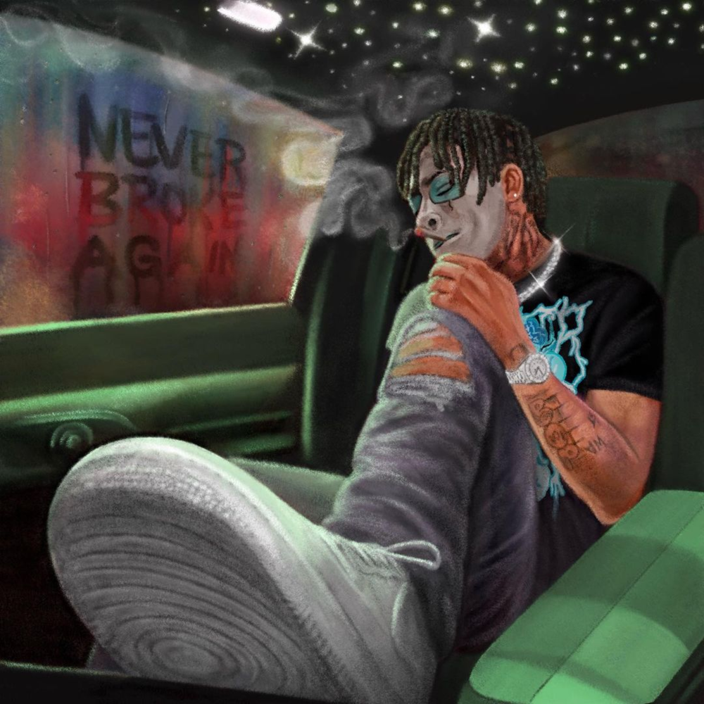 Album cover art for "Flossin’" by YoungBoy Never Broke Again