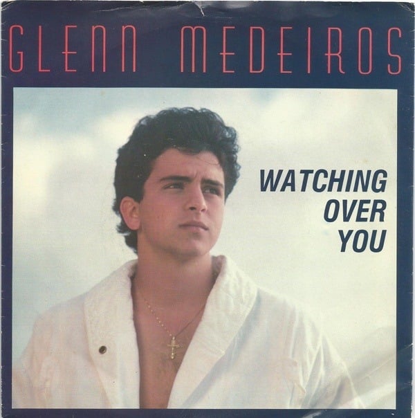 Album cover art for "Watching Over You" by Glenn Medeiros