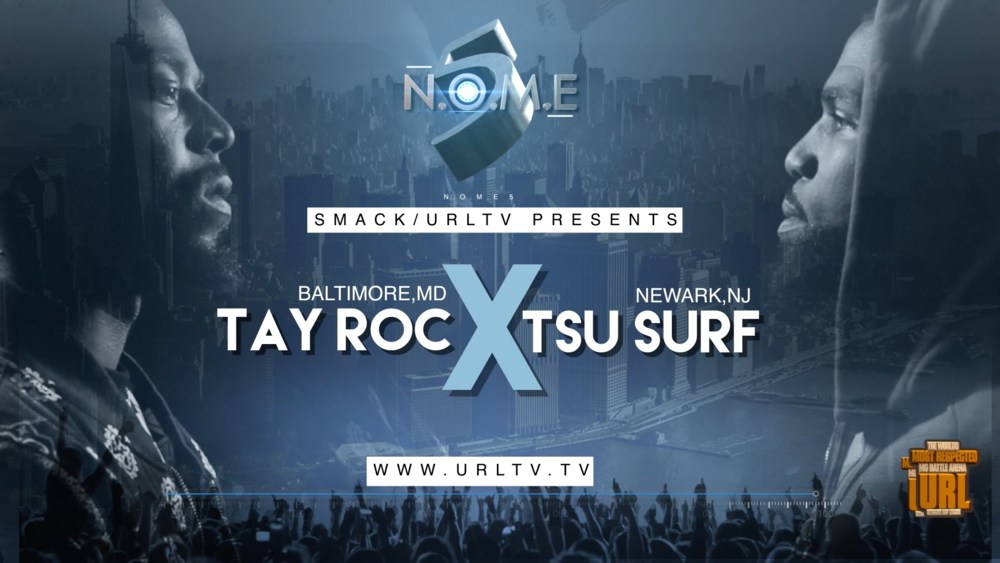 Album cover art for "Tsu Surf vs. Tay Roc" by URLtv & Tay Roc & Tsu Surf