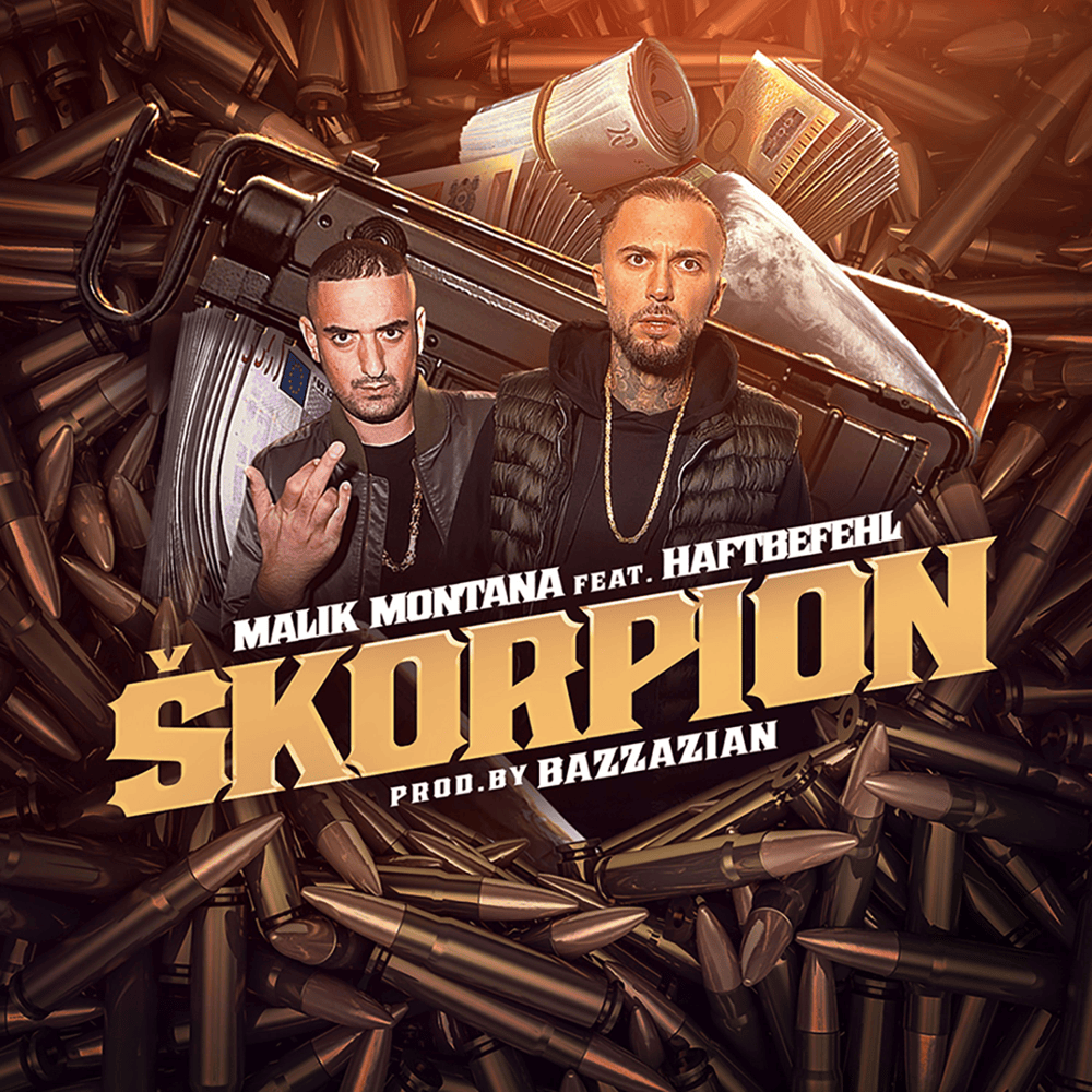 Album cover art for "Škorpion" by Malik Montana & Haftbefehl