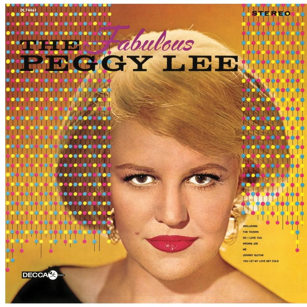 Album cover art for "The Tavern" by Peggy Lee