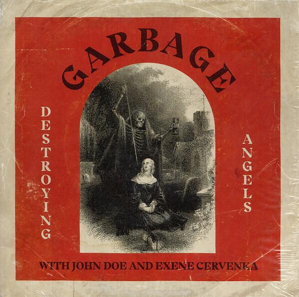 Album cover art for "Destroying Angels" by Garbage & Exene Cervenka & John Doe (X)