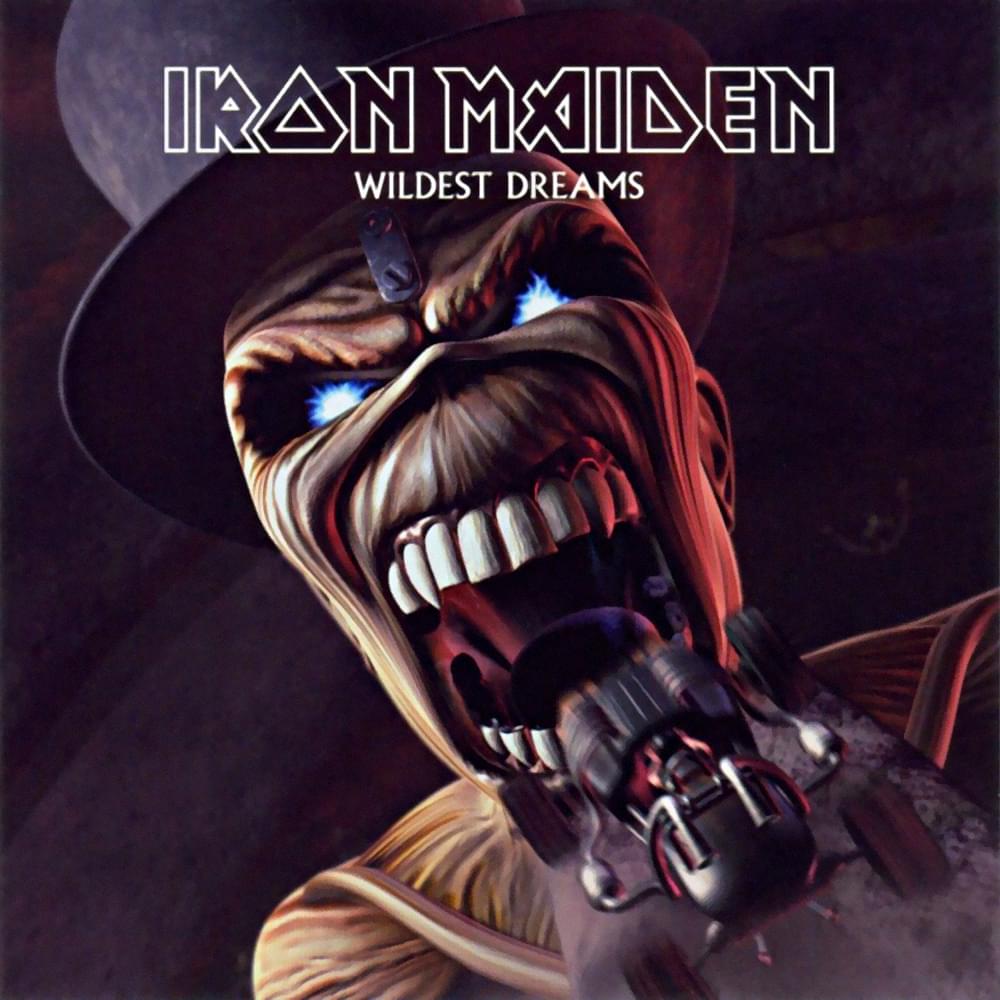 Album cover art for "Wildest Dreams" by Iron Maiden