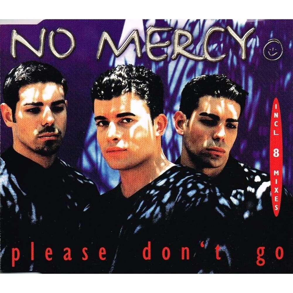Album cover art for "Please Don’t Go" by No Mercy