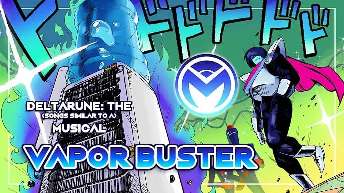 Album cover art for "Vapor Buster" by Man on the Internet & Roxrezi