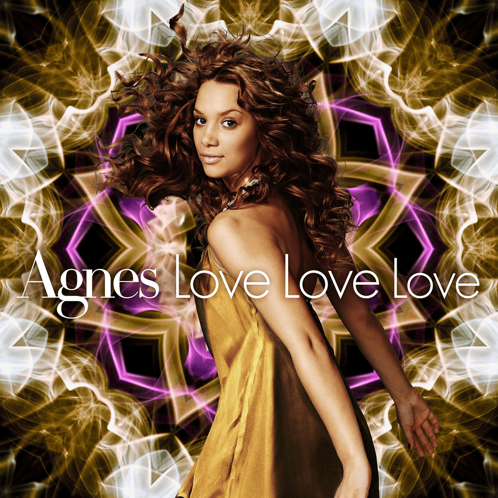 Album cover art for "Love Love Love" by Agnes
