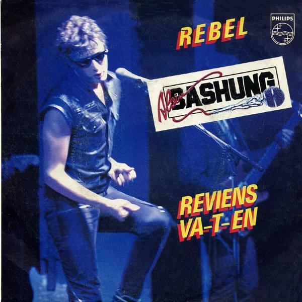 Album cover art for "Rebel" by Alain Bashung