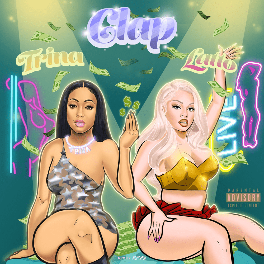 Album cover art for "Clap" by Trina