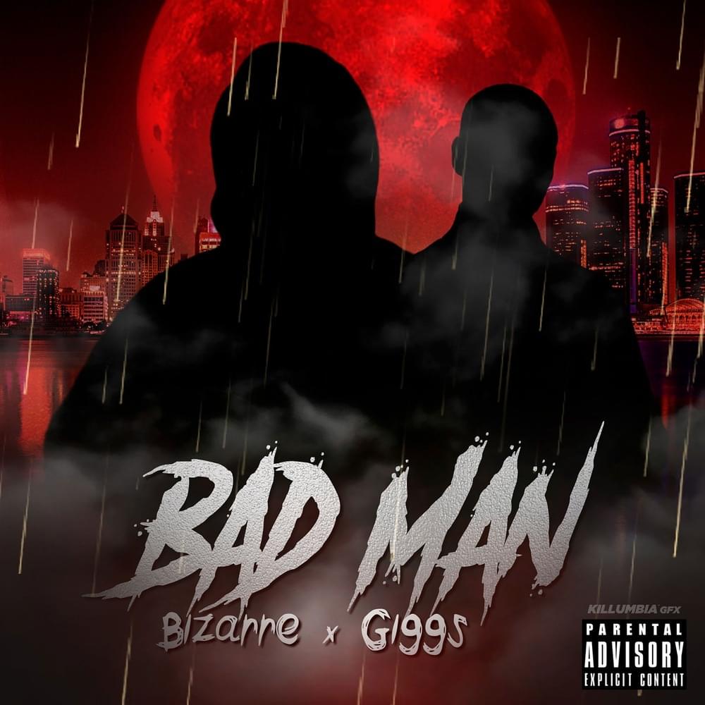 Album cover art for "Bad Man" by Bizarre