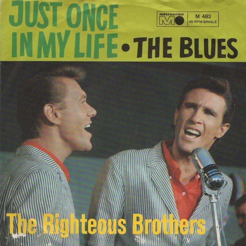 Album cover art for "Just Once in My Life" by The Righteous Brothers