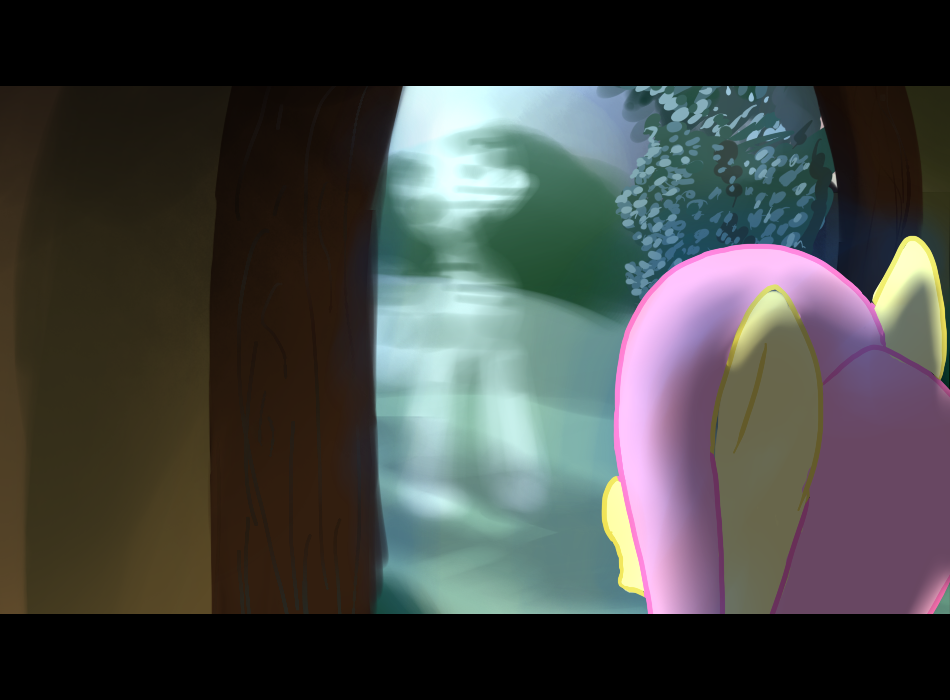 Album cover art for "A Wide-Eyed Cabin in the Woods" by Le Soldat Pony