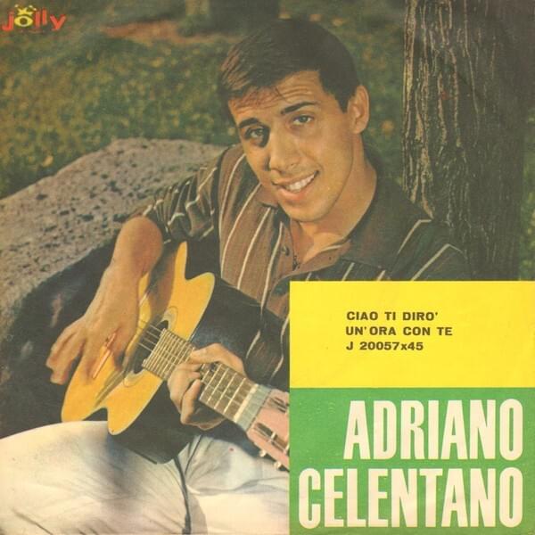Album cover art for "Ciao Ti Dirò" by Adriano Celentano