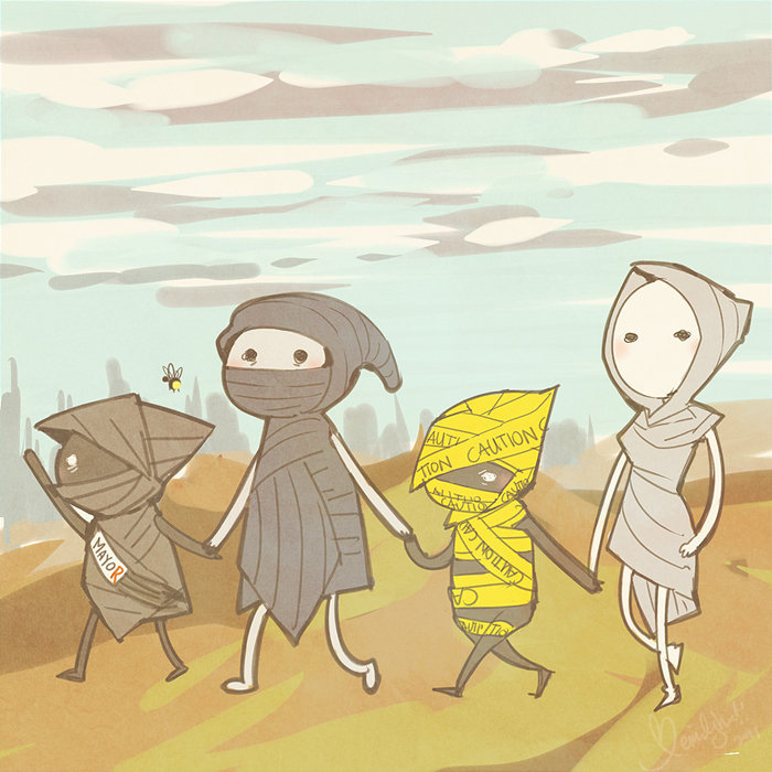 Album cover art for "We Walk" by Steve Everson