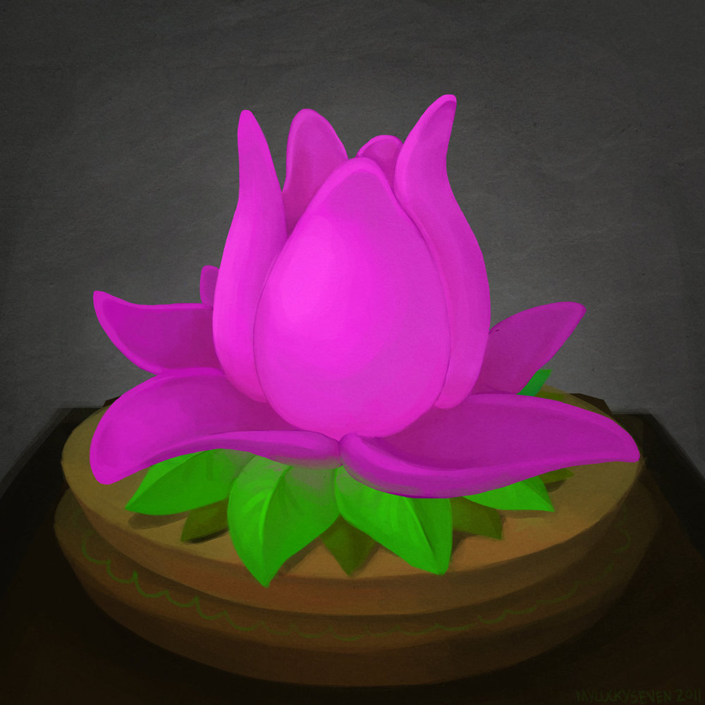 Album cover art for "Lotus (Bloom)" by Seth “Beatfox” Peelle